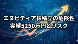エヌビディア株積立の危険性と5250万円の実績チャート